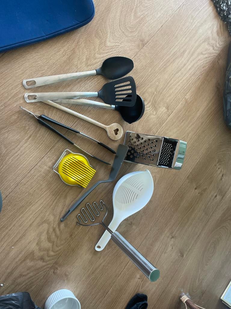 Diverse Keukenset - Handige Keukenhulpjes, Kunststof, Ophalen of Verzenden, Zwart, Overige merken