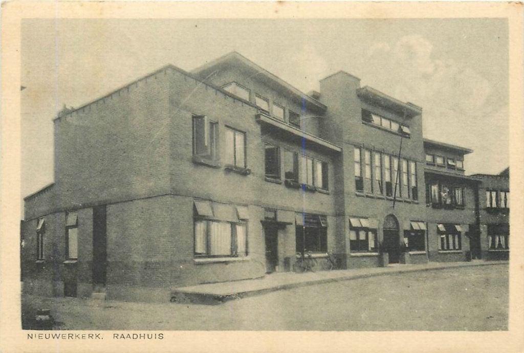 378-309-035 Nieuwerkerk Raadhuis, Verzenden, Voor 1920, Zeeland