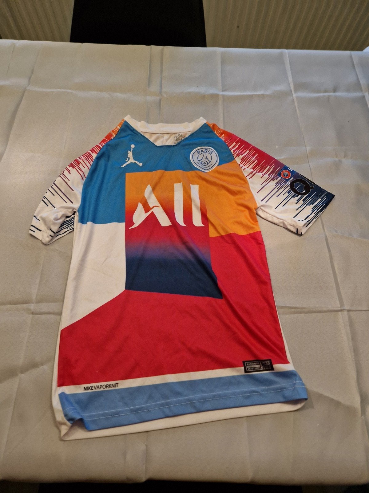 PSG Jordan x Nike voetbalshirt Mbappé 7, Ophalen of Verzenden, Zo goed als nieuw, Voetbal, Meerkleurig