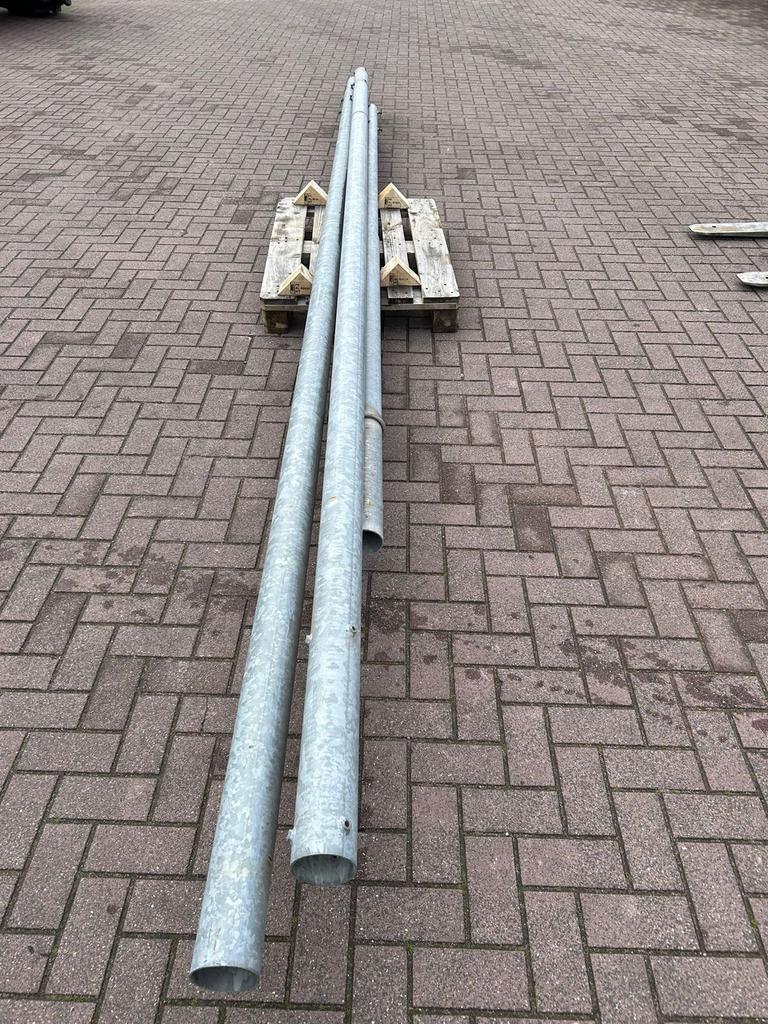 Gegalvaniseerde metalen palen - zendmast, Doe-het-zelf en Verbouw, Metalen, Ophalen of Verzenden, Gebruikt, IJzer