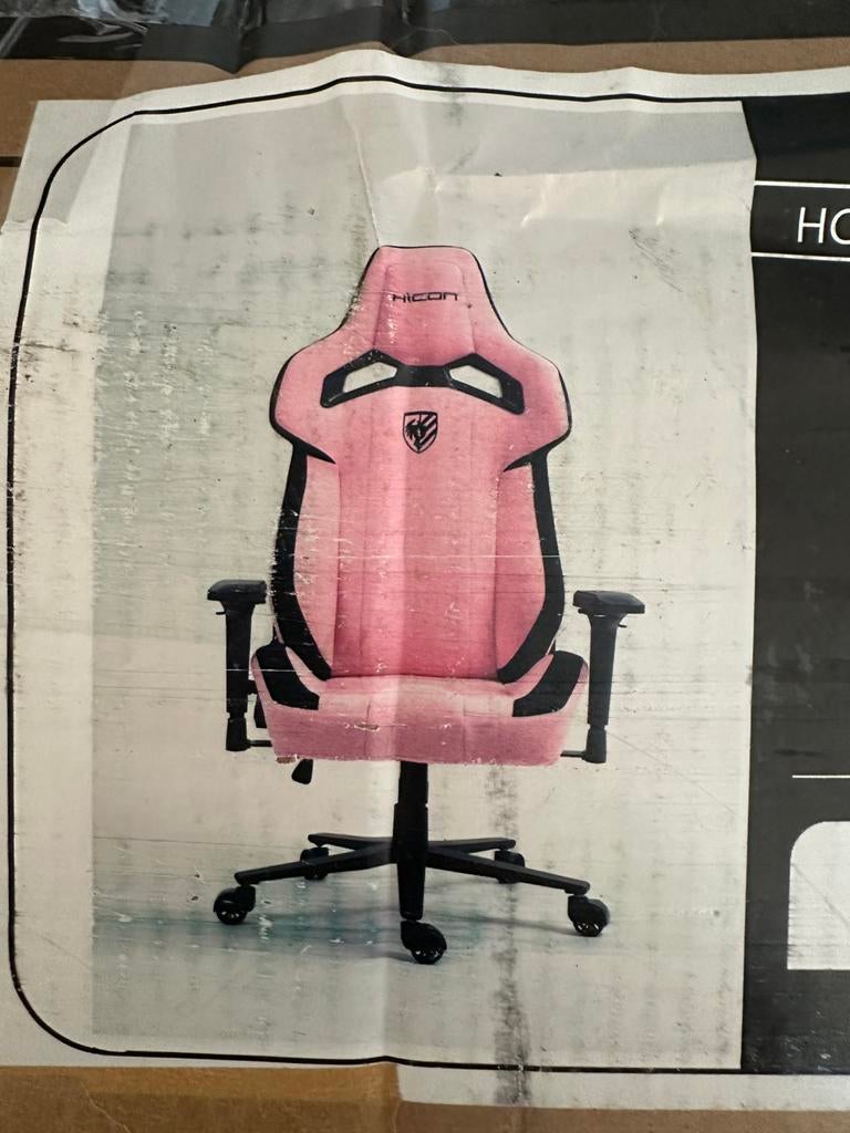 Gamestoel roze nieuw in doos, Ophalen, Zo goed als nieuw, Roze