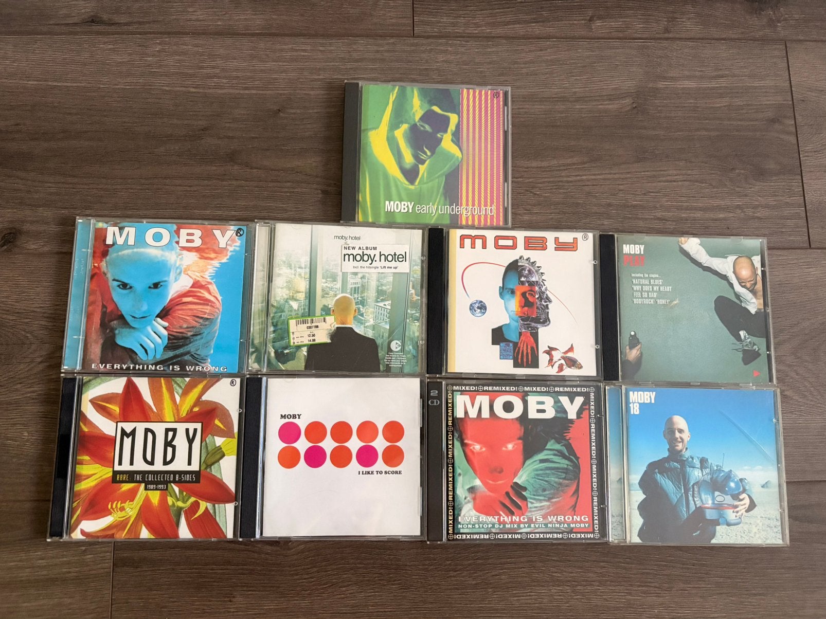 9x Moby, Ophalen of Verzenden, Zo goed als nieuw