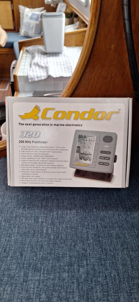 Condor 320 Fishfinder - Nieuw in doos, Watersport en Boten, Ophalen of Verzenden, Nieuw, Kaartplotter of Fish Finder