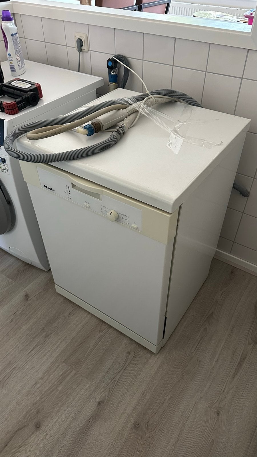 Miele vaatwasser - Vrijstaand, Ophalen, Gebruikt, 60 cm of meer, Eco programma