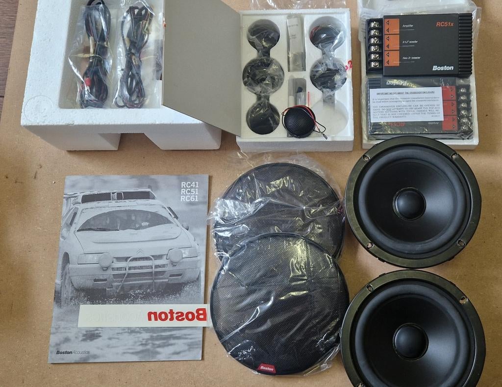 Zgan Boston Acoustics Rally RC51 13cm composet, Auto diversen, Autospeakers, Ophalen of Verzenden, Zo goed als nieuw