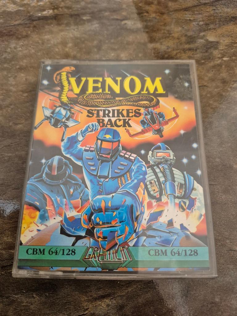 Commodore 64 C64 Kassette Game: Venom Strikes Back, 1 speler, Ophalen of Verzenden, Avontuur en Actie, Vanaf 7 jaar