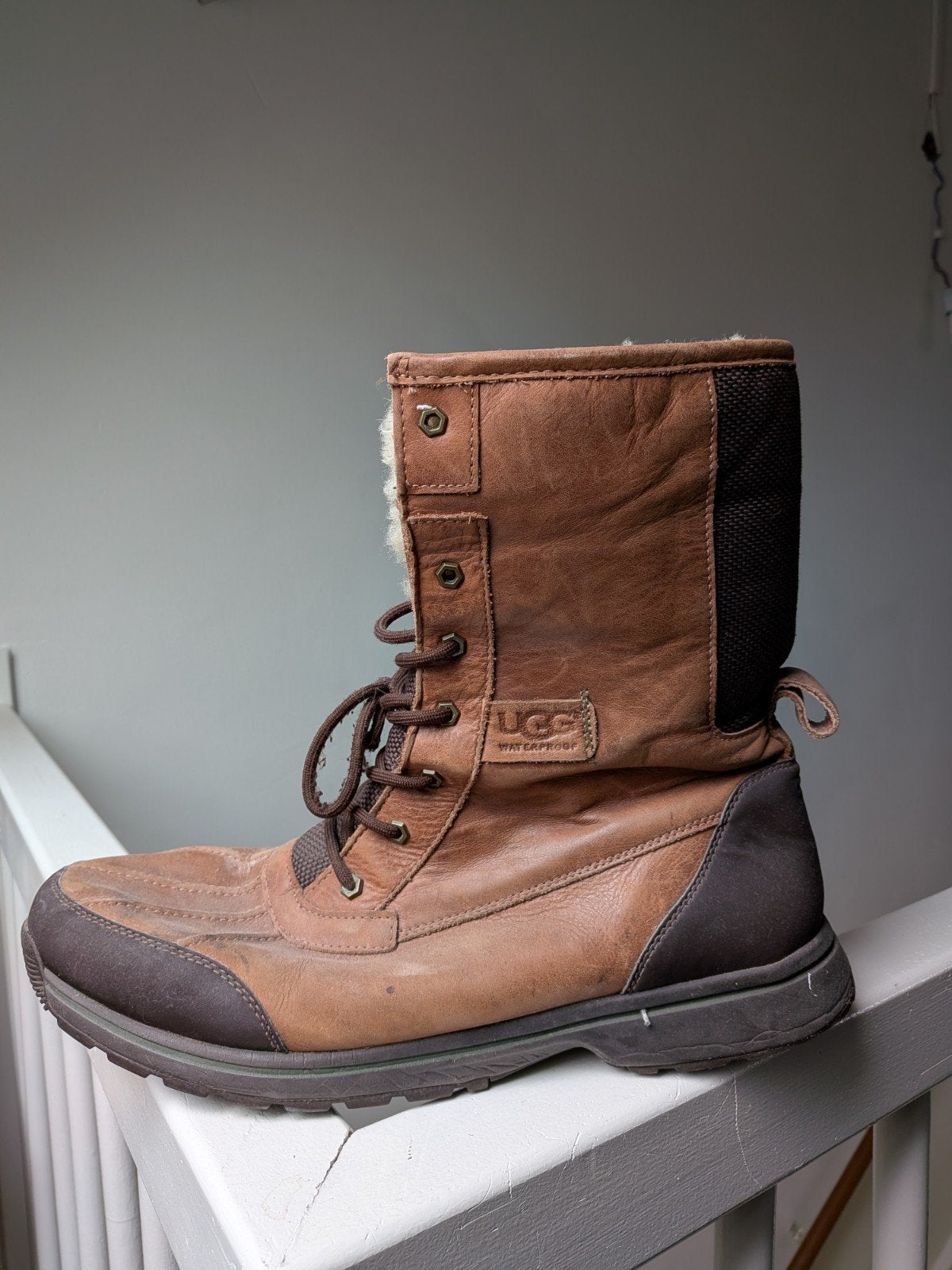 Maar 49.5 Ugg Waterproof Boots met Thinsulate Isolatie, Kleding | Heren, UGG, Bruin, Boots, Ophalen of Verzenden