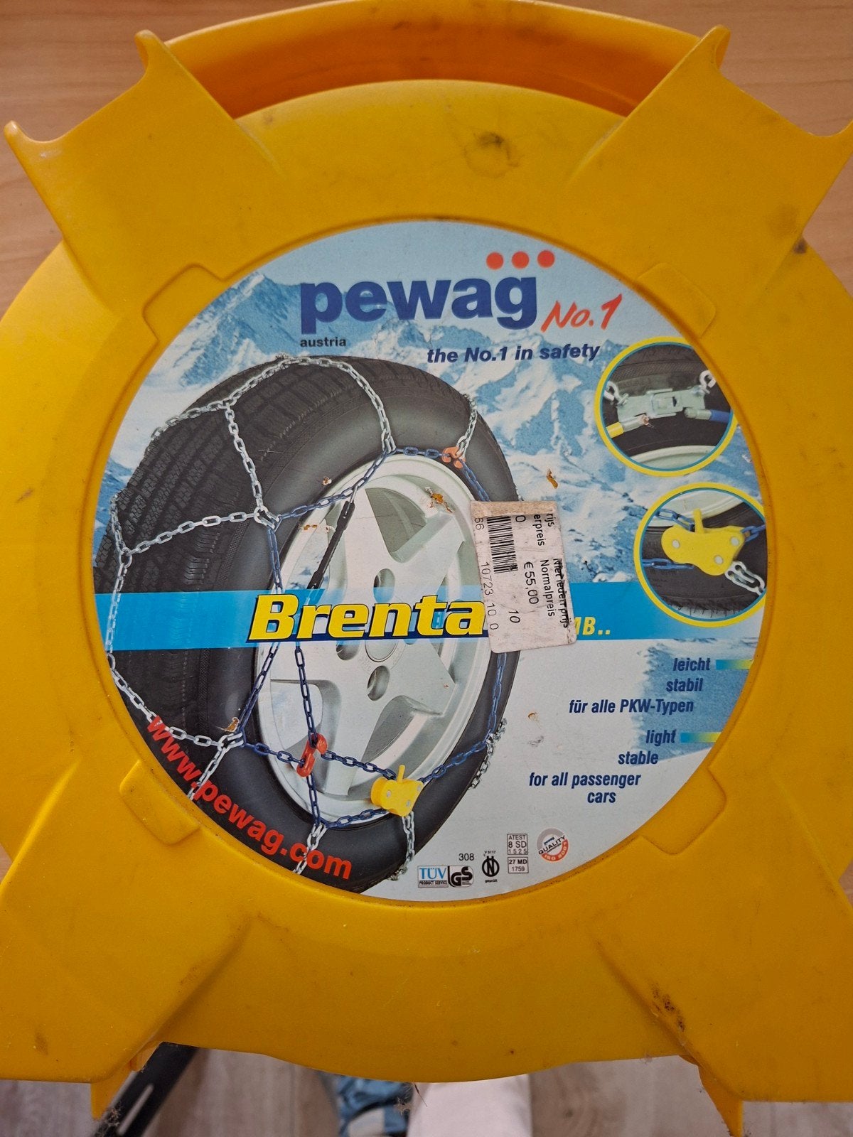 Pewag Brenta 9 sneeuwkettingen - Zo goed als nieuw, Auto diversen, Sneeuwkettingen, Ophalen of Verzenden