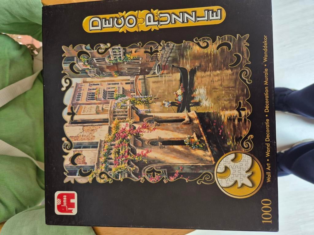 Deco puzzel van Venetië, Ophalen of Verzenden, 500 t/m 1500 stukjes, Zo goed als nieuw