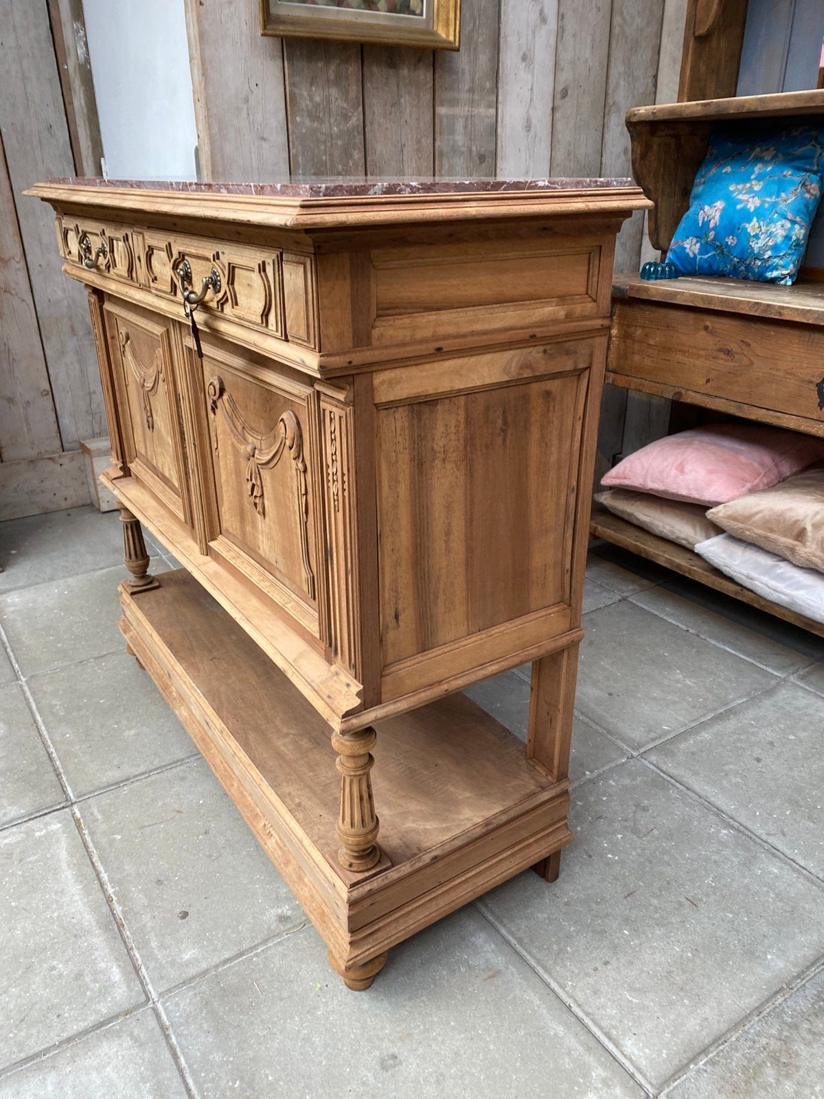 Charmant Frans eiken kast dressoir, Antiek en Kunst, Ophalen