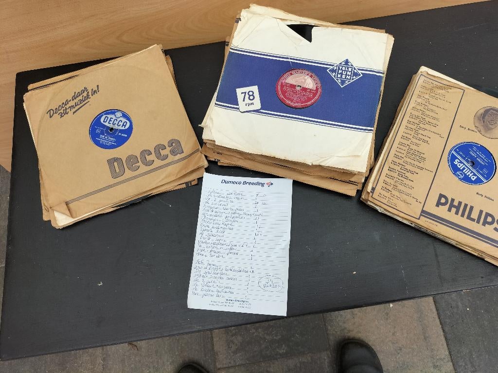 78 toeren plaat, Cd's en Dvd's, Vinyl | Overige Vinyl, Ophalen of Verzenden, 1960 - 1969, Gebruikt, Overige formaten