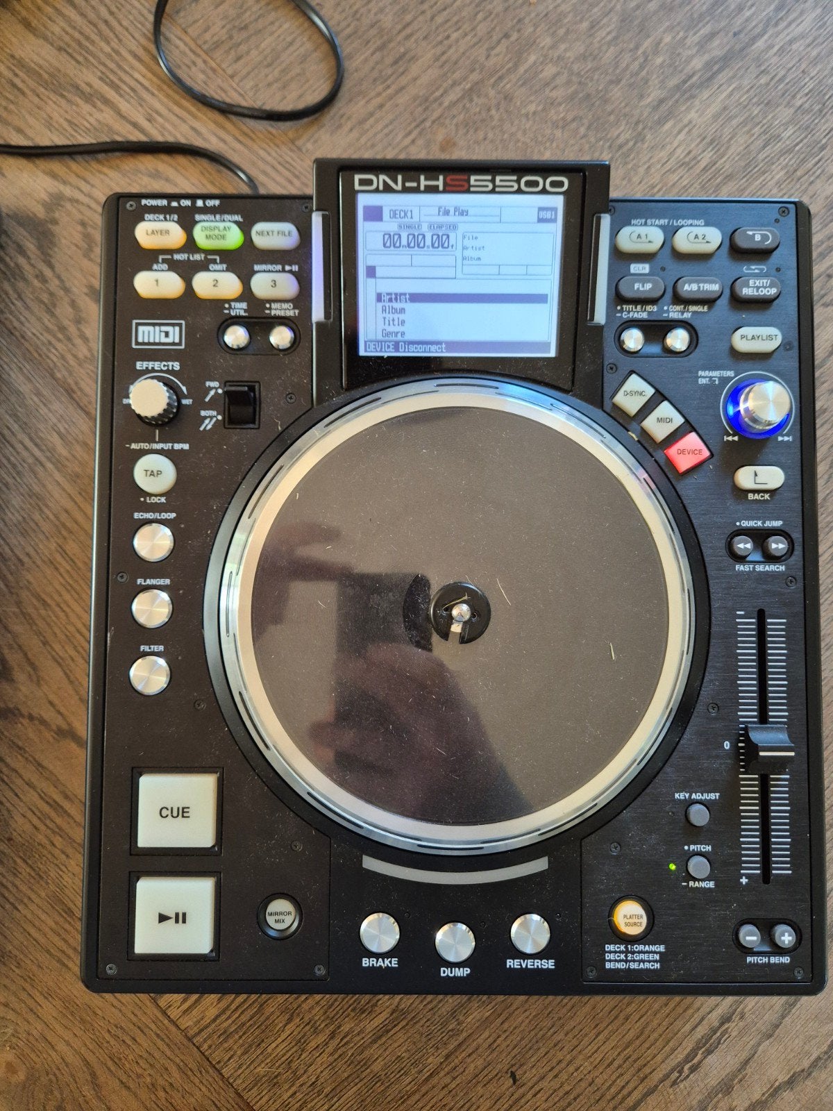 Denon DN-HS5500 Professionele USB/MIDI Media Speler, Ophalen, Gebruikt, Draaitafel, Denon