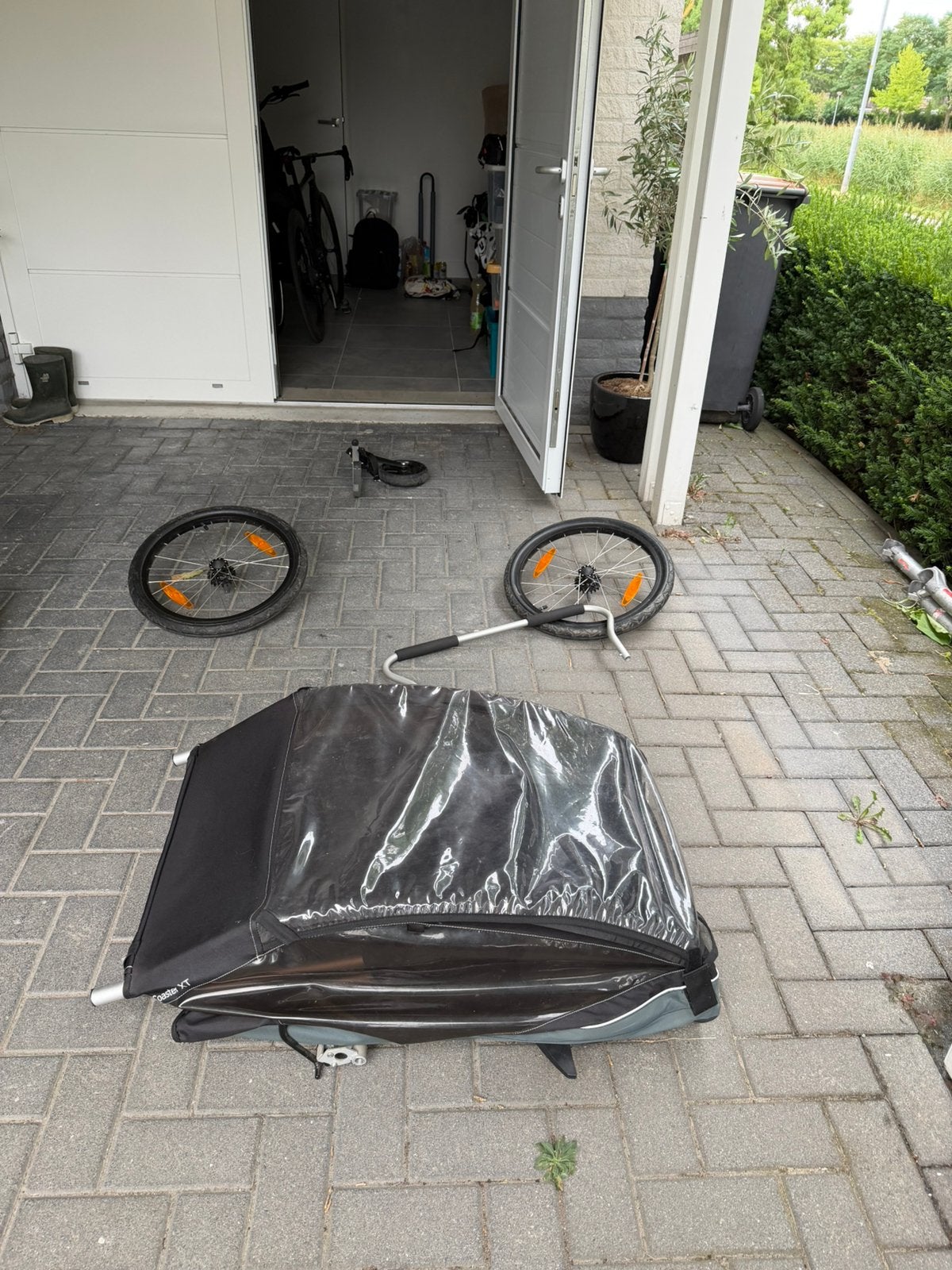 thule coaster xt kinderkar, Ophalen, Zo goed als nieuw, Kinderkar, 40 tot 60 kg