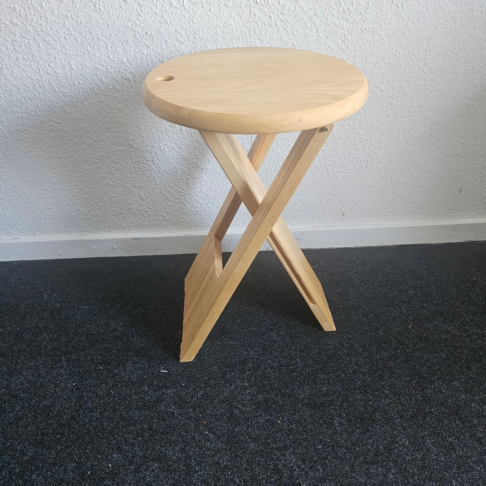 Vintage Suzy Stool kruk - Adrian Reed jaren 80s design, Huis en Inrichting, Ophalen of Verzenden, Gebruikt, Hout