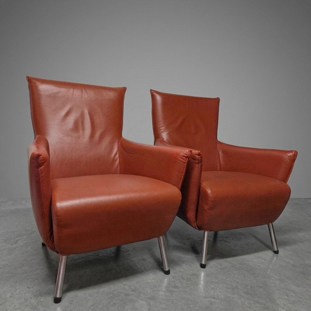 2 Label Gerard van den Berg model Cheo, Ophalen, Gebruikt, 75 tot 100 cm, Leer