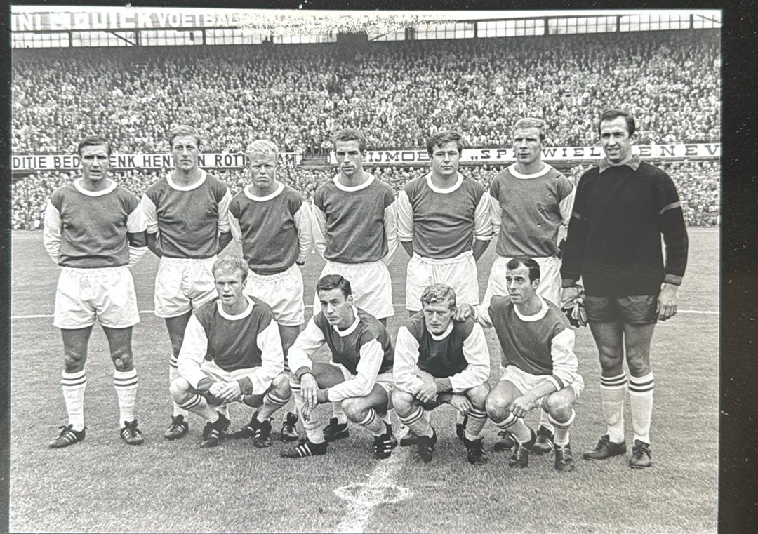 Feyenoord elftalfoto 1967/1968 Piet Bouts, Ophalen of Verzenden, Gebruikt, Feyenoord