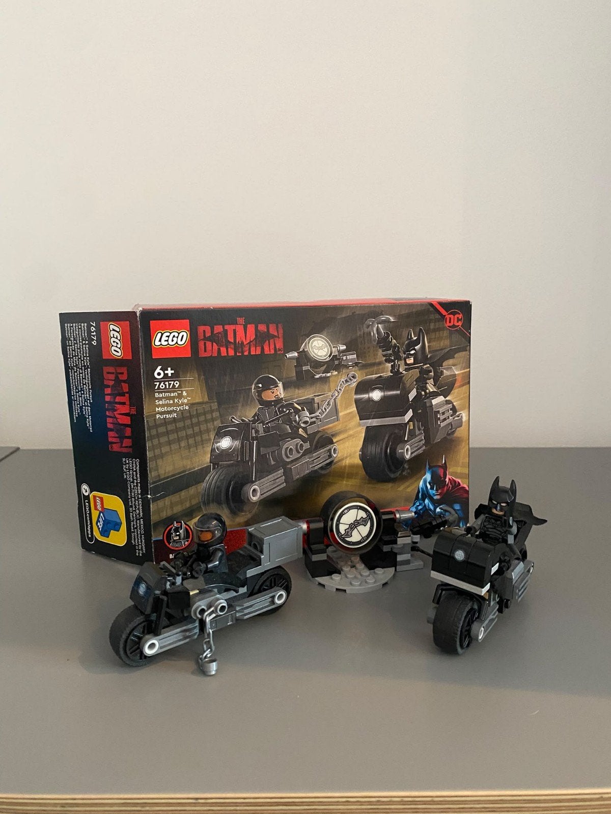LEGO Batman & Selina Kyle Motorfiets Achtervolging 76179, Ophalen of Verzenden, Zo goed als nieuw