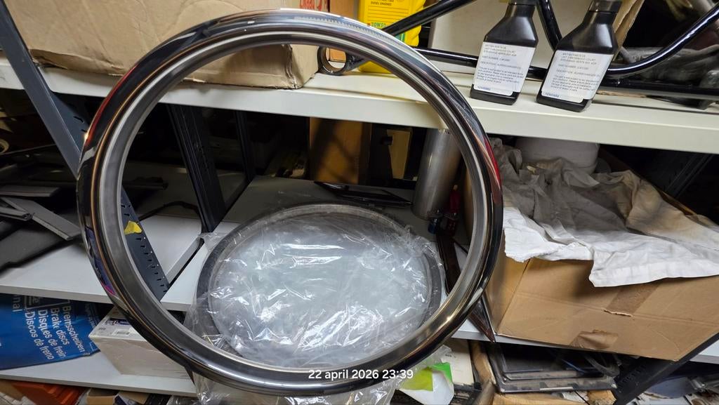 Set van 4 Nieuwe OEM BBS 20" RVS Velgranden (Jaguar), Ophalen of Verzenden, Nieuw