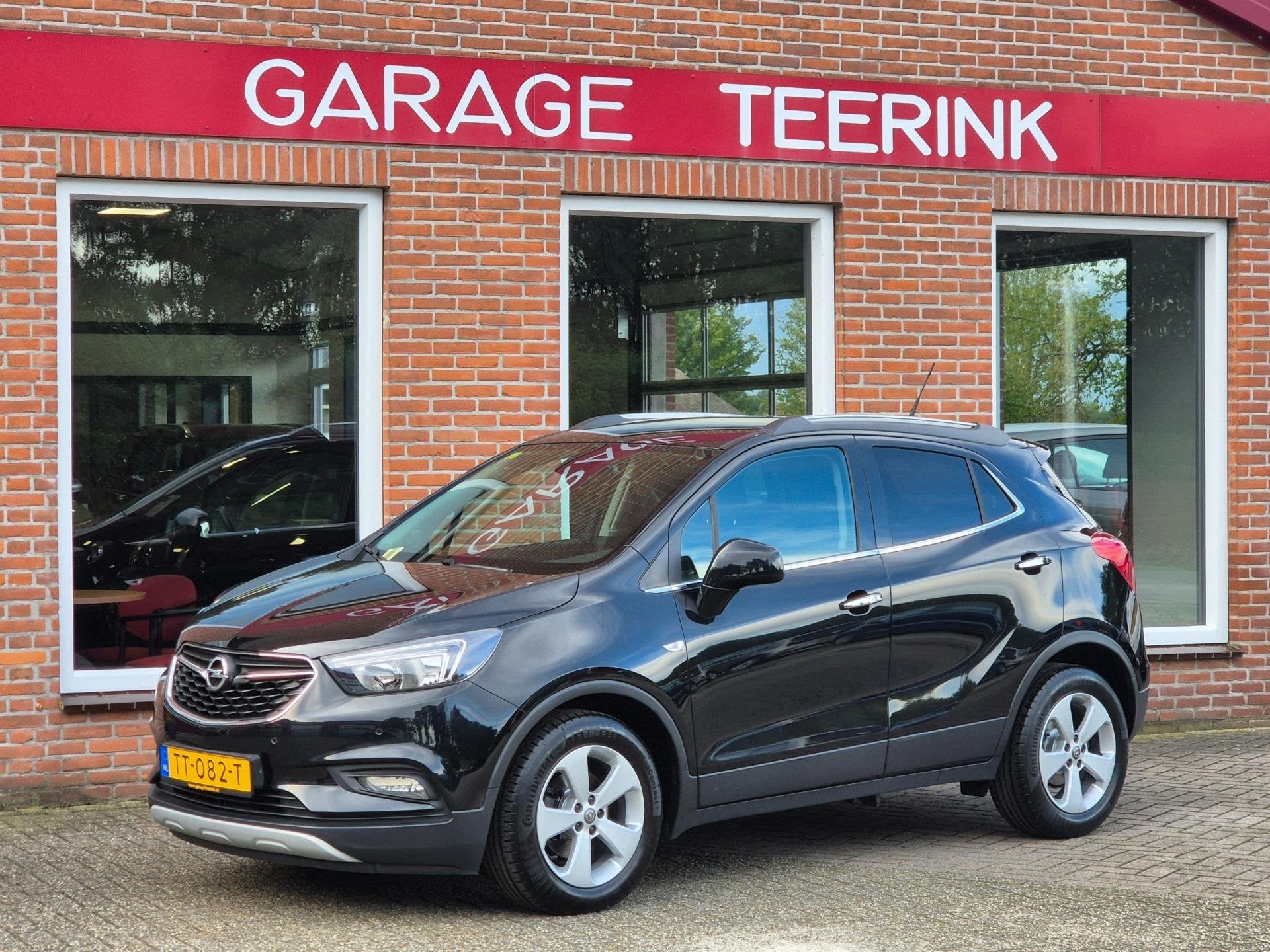 Opel Mokka X 1.4 Turbo Innovation 140PK 5drs clima, cruise,, Auto's, Opel, Voorwielaandrijving, Gebruikt, Euro 6, Leder en Stof