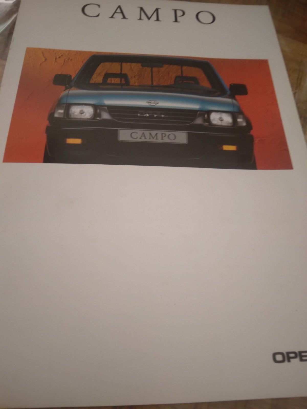 Opel Campo 02 1997, Ophalen of Verzenden, Zo goed als nieuw, Opel