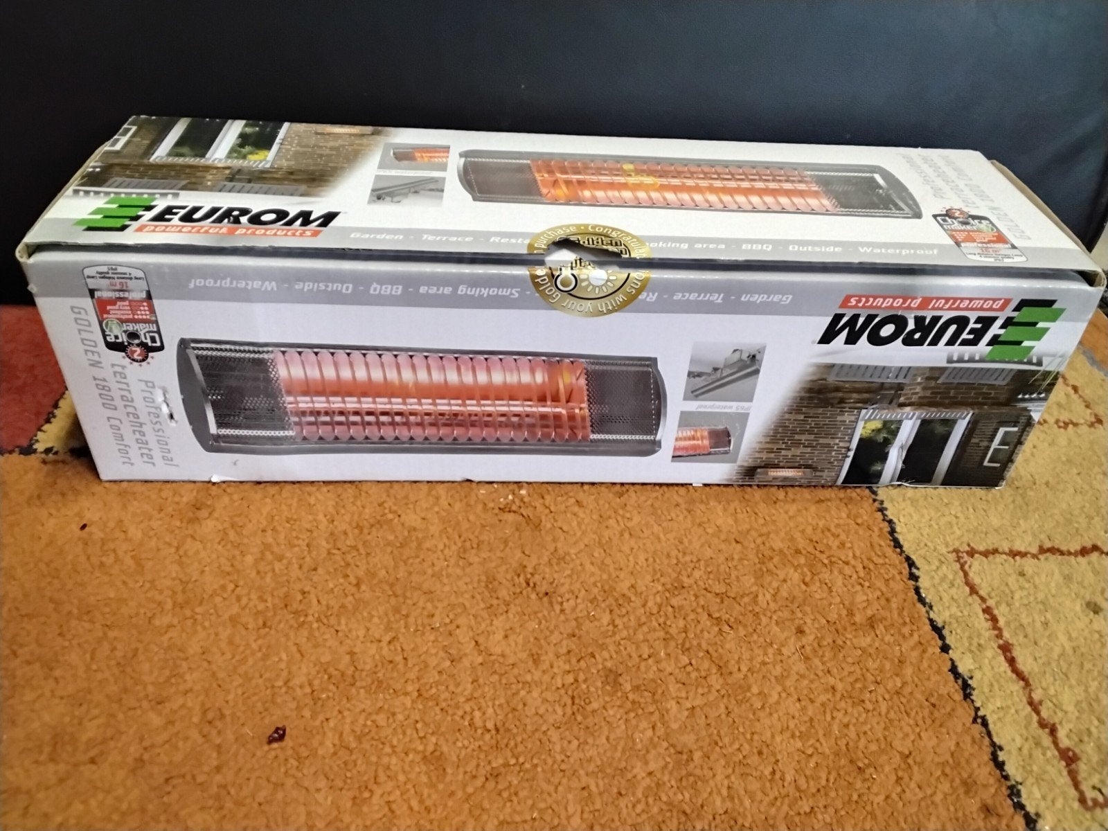 Terrasverwarming  Nieuw, Tuin en Terras, Ophalen of Verzenden, Nieuw, Elektrisch, Wand