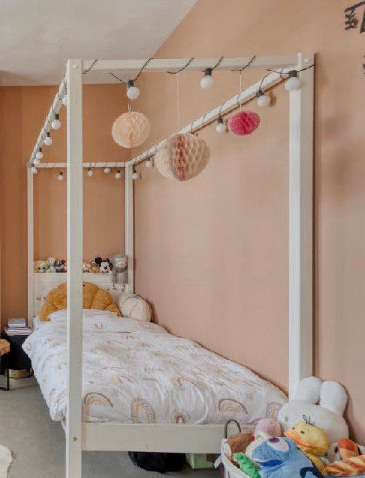 Kinderbed 200x90, Ophalen, 85 tot 100 cm, Gebruikt, Lattenbodem