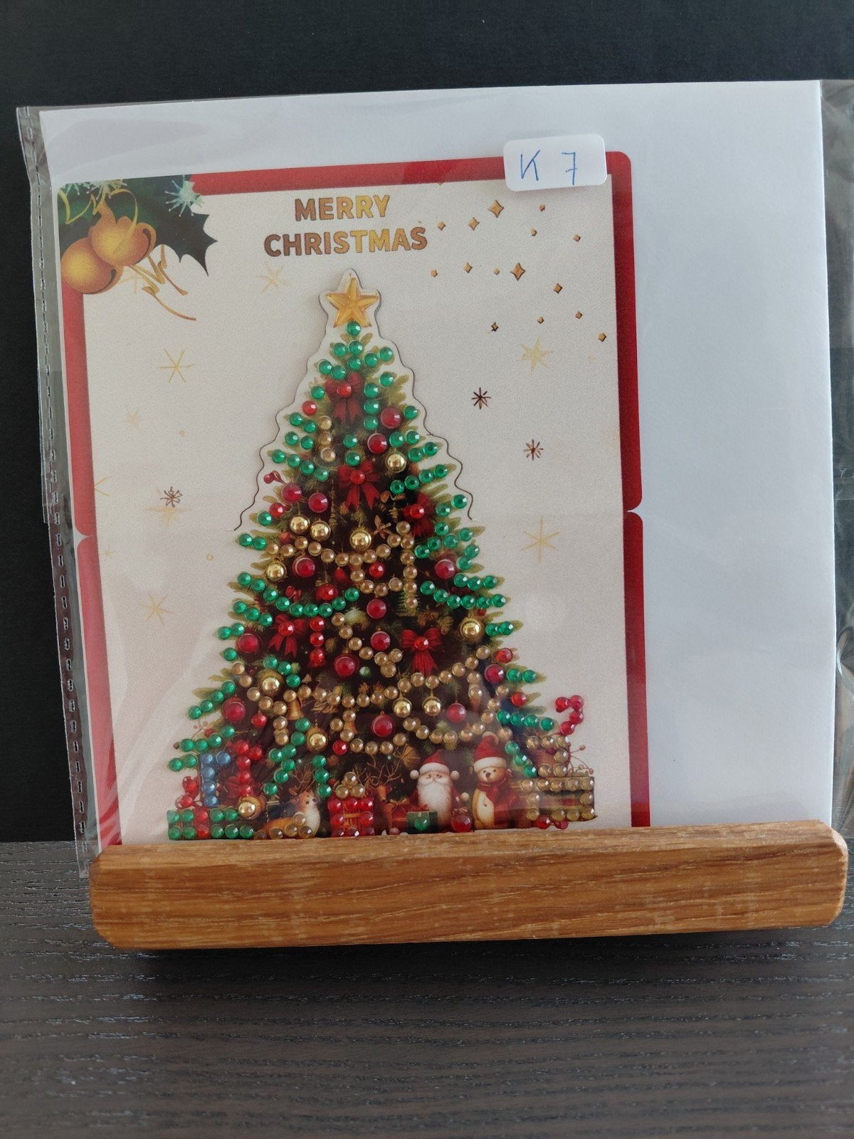 Diamond painting kerstkaart 5+1 gratis, Ophalen, Nieuw, Kerst
