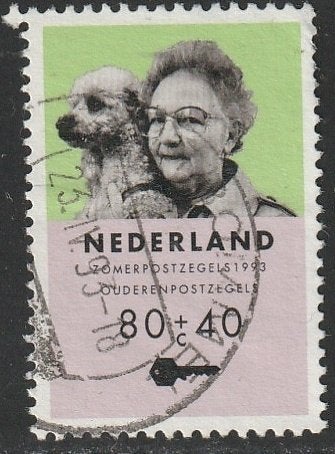 Nederland 1993 1559 Zomer Ouderen, Gest Zaltbommel, Postzegels en Munten, Postzegels | Nederland, Ophalen of Verzenden, Na 1940