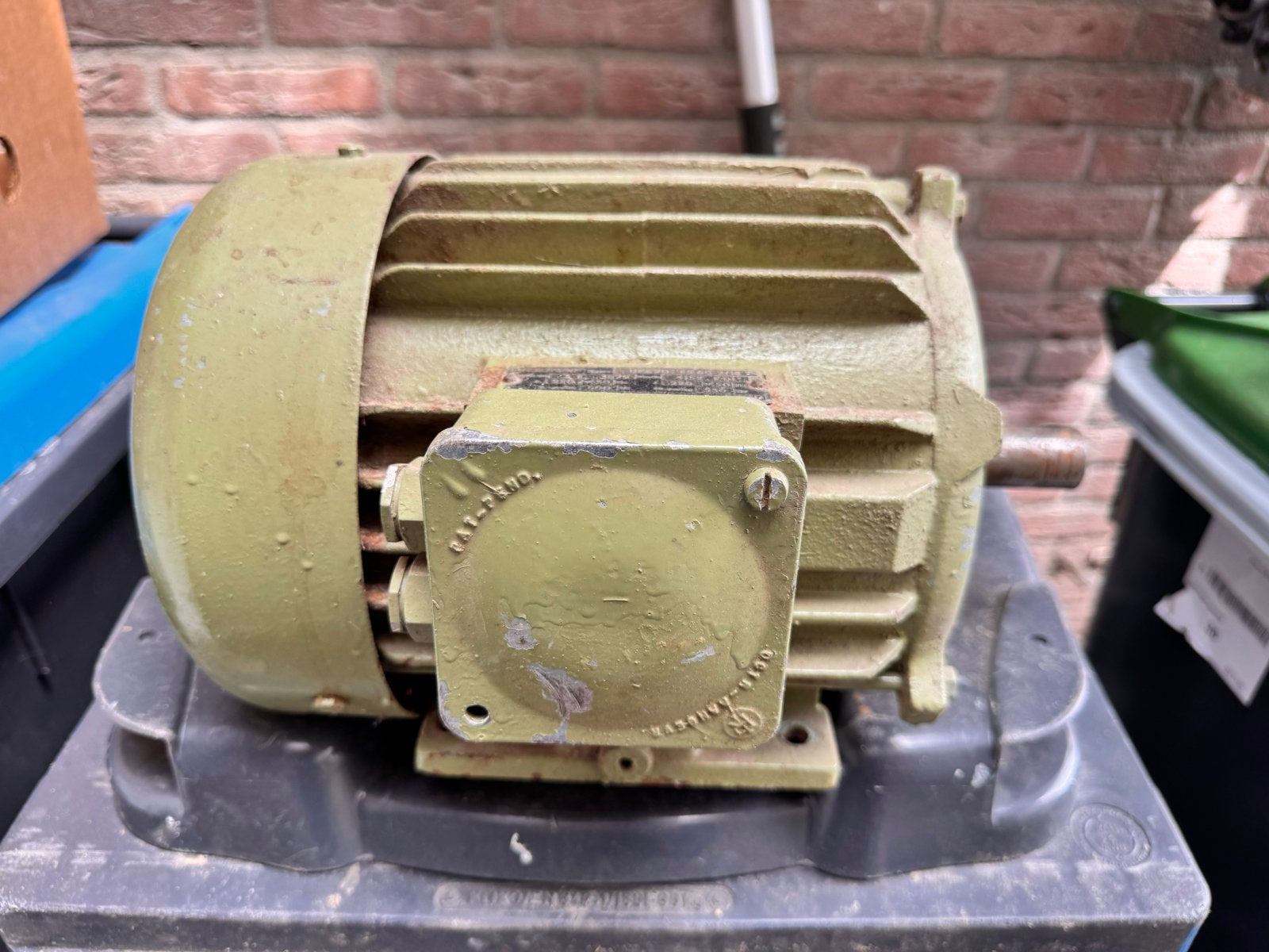 Heemaf Elektromotor 500W/550W - Gebruikt, Doe-het-zelf en Verbouw, Ophalen, Gebruikt, Elektromotor, 1800 rpm of meer