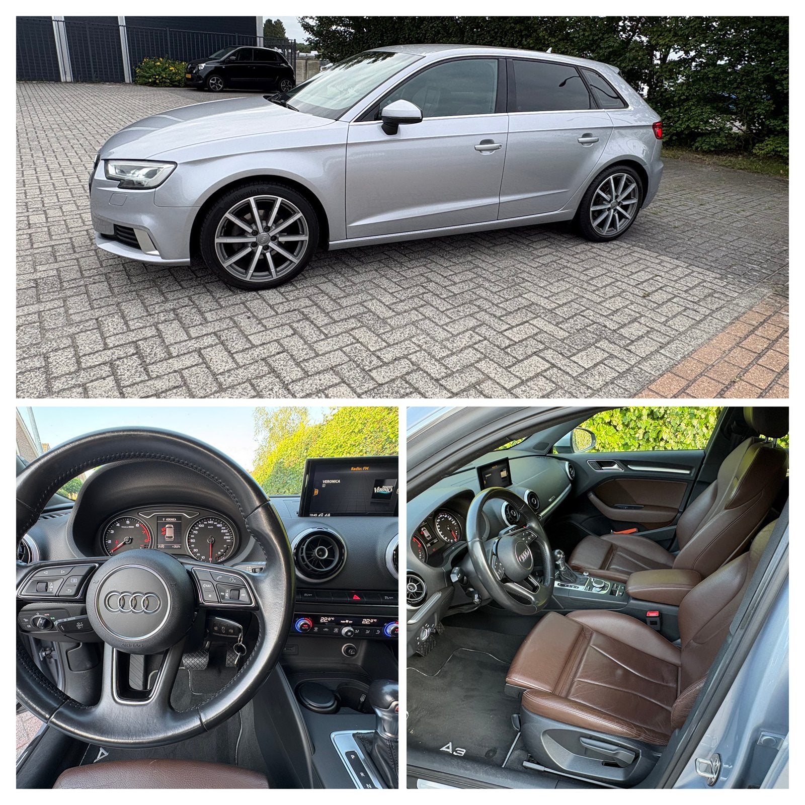 Audi A3 1.0 Tfsi 85KW Sportback S-tronic 2017 Grijs, Auto's, Origineel Nederlands, 1175 kg, 630 kg, 115 pk