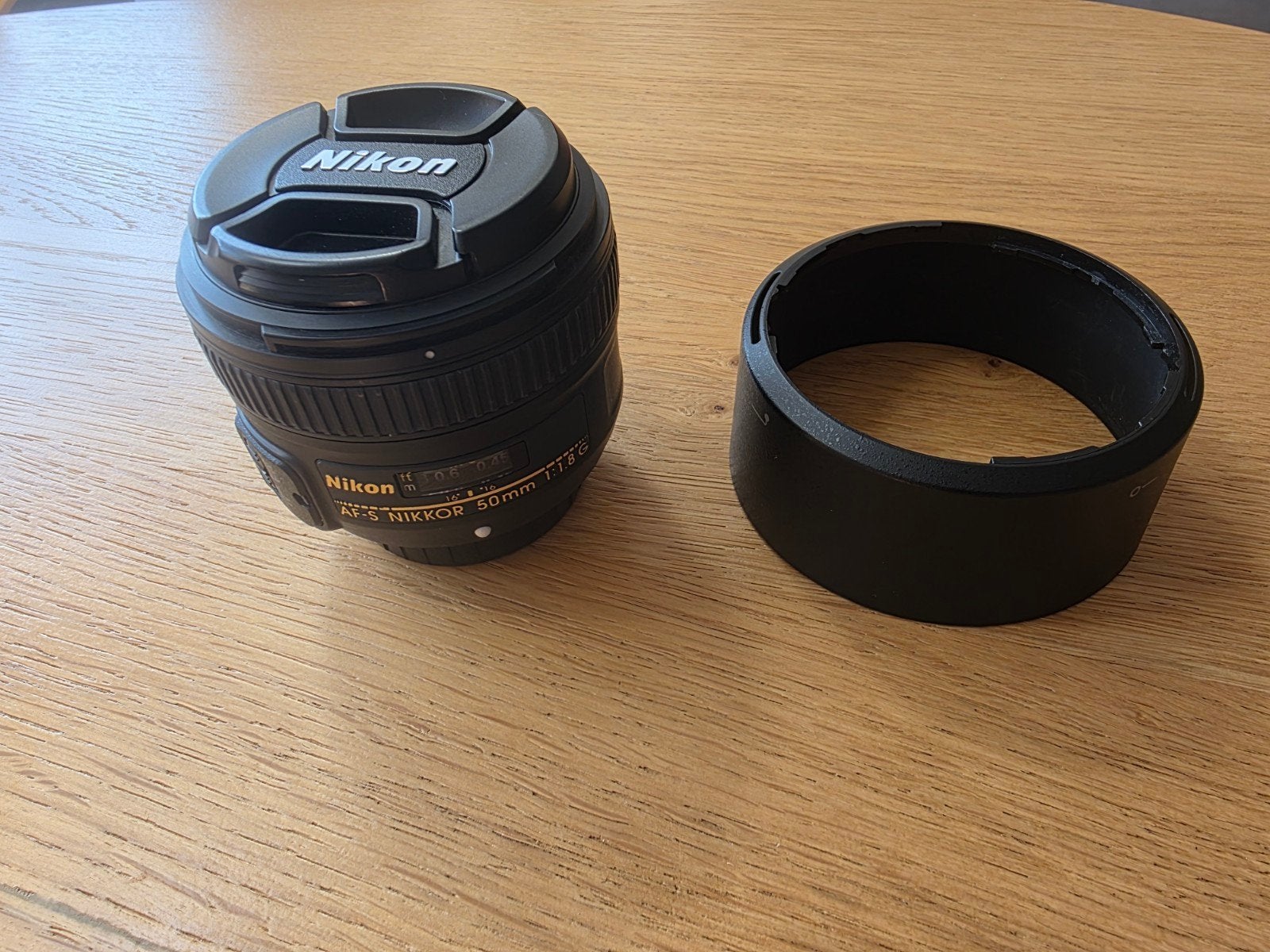 Nikon AF-S Nikkor 50mm f/1.8G objectief, Audio, Tv en Foto, Fotografie | Lenzen en Objectieven, Ophalen of Verzenden, Zo goed als nieuw
