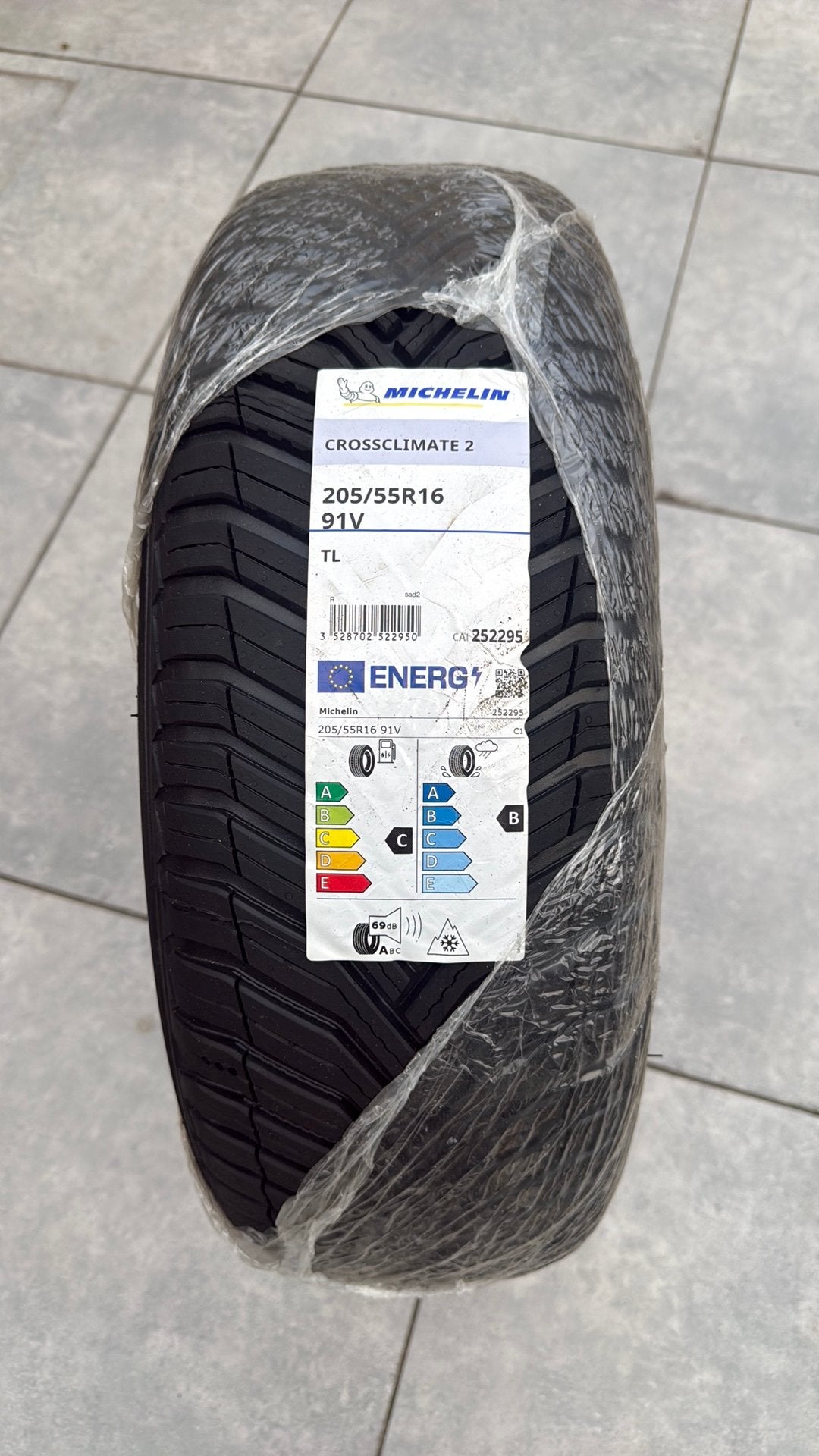 MICHELIN CROSSCLIMATE 2 205/55 R16 91V 3PMSF, Ophalen, 16 inch, 205 mm, Band(en)