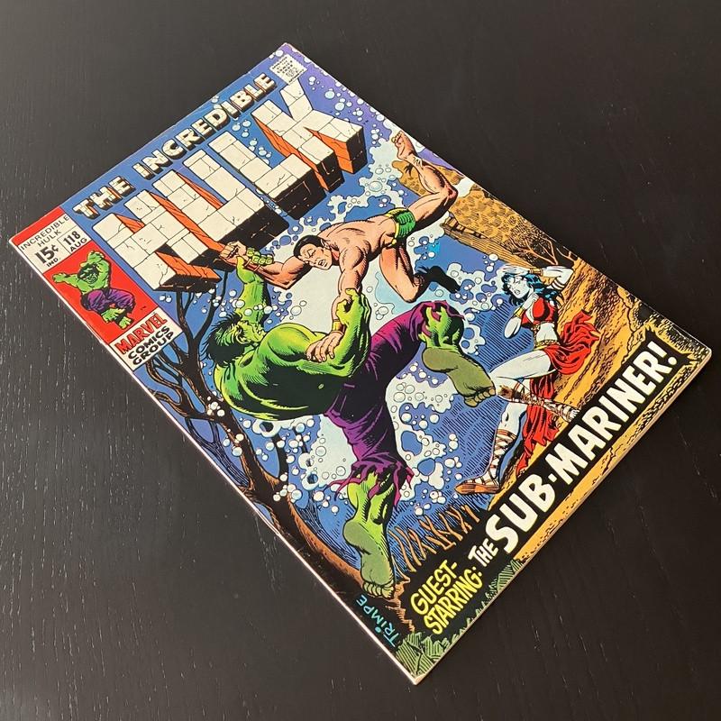 Incredible Hulk Vol.1 #118 (1969) FN/VF (7.0), Amerika, Marvel Comics, Ophalen of Verzenden, Gelezen