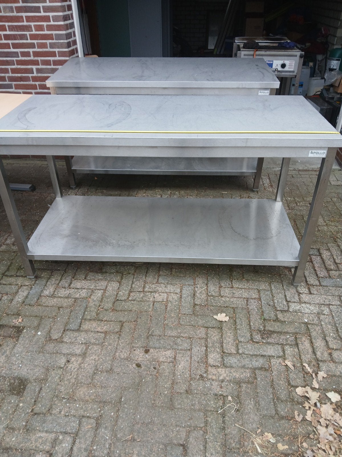 RVS laboratoriumtafels Pollo - Werkbank, Ophalen of Verzenden, Gebruikt, Overige typen