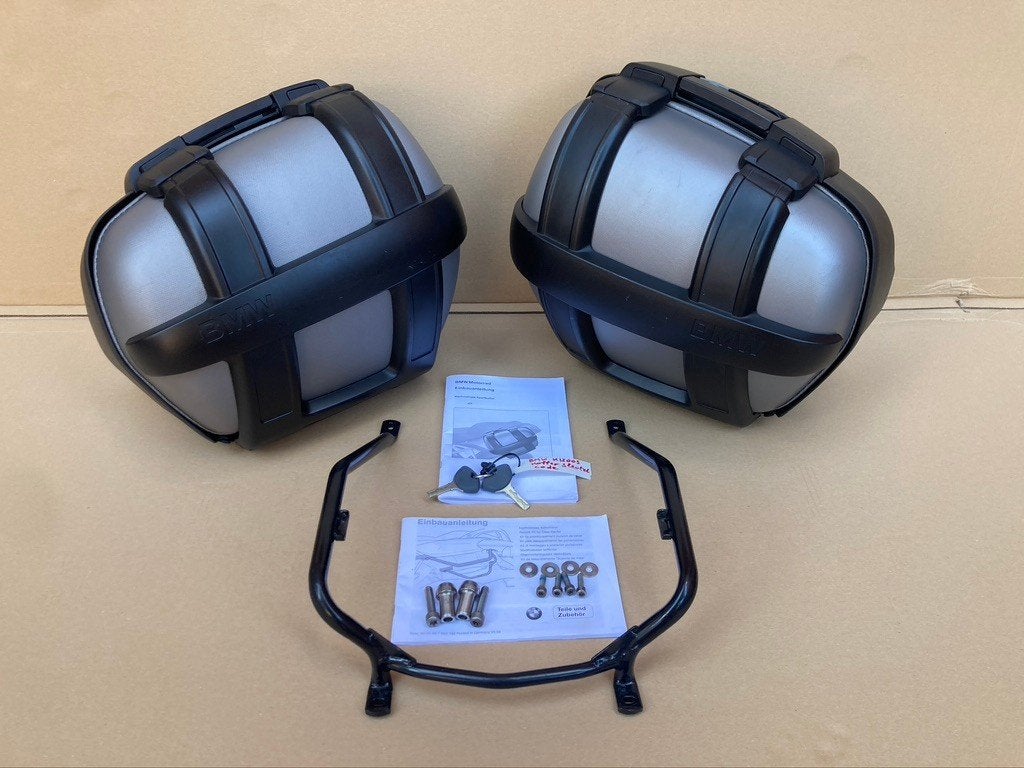 BMW Motorrad Sportkoffer Set K1200 / K1300 / F800, Ophalen of Verzenden, Gebruikt
