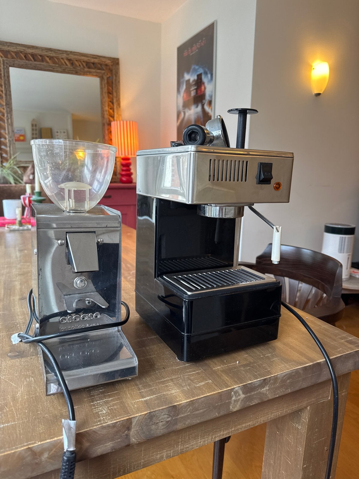 Quick Mill Espressoapparaat met Ascaso Koffiemolen, Witgoed en Apparatuur, Koffiezetapparaten, Ophalen, Afneembaar waterreservoir