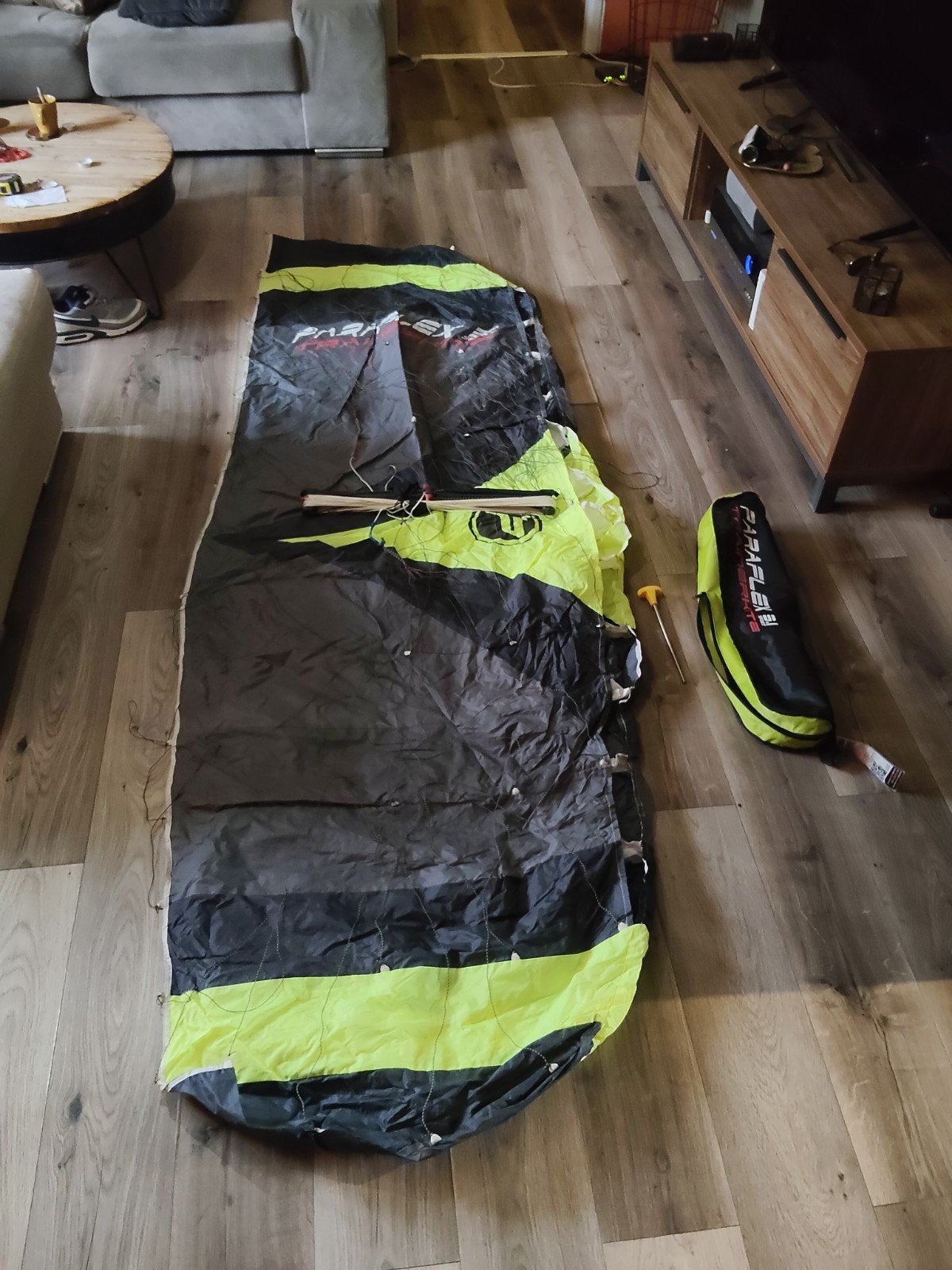 Paraflex Powerkite - Complete set voor beginners, Ophalen, Gebruikt