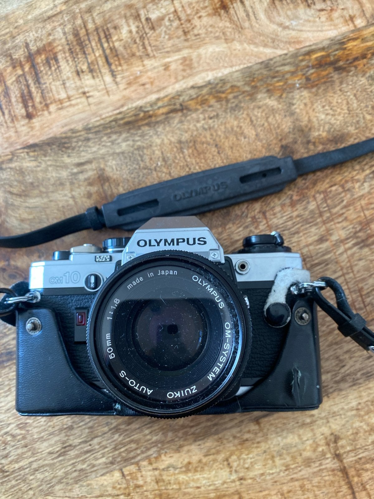 Olympus OM10 Spiegelreflexcamera met 50mm f/1.8 lens, Ophalen of Verzenden, Gebruikt, Spiegelreflex, Olympus