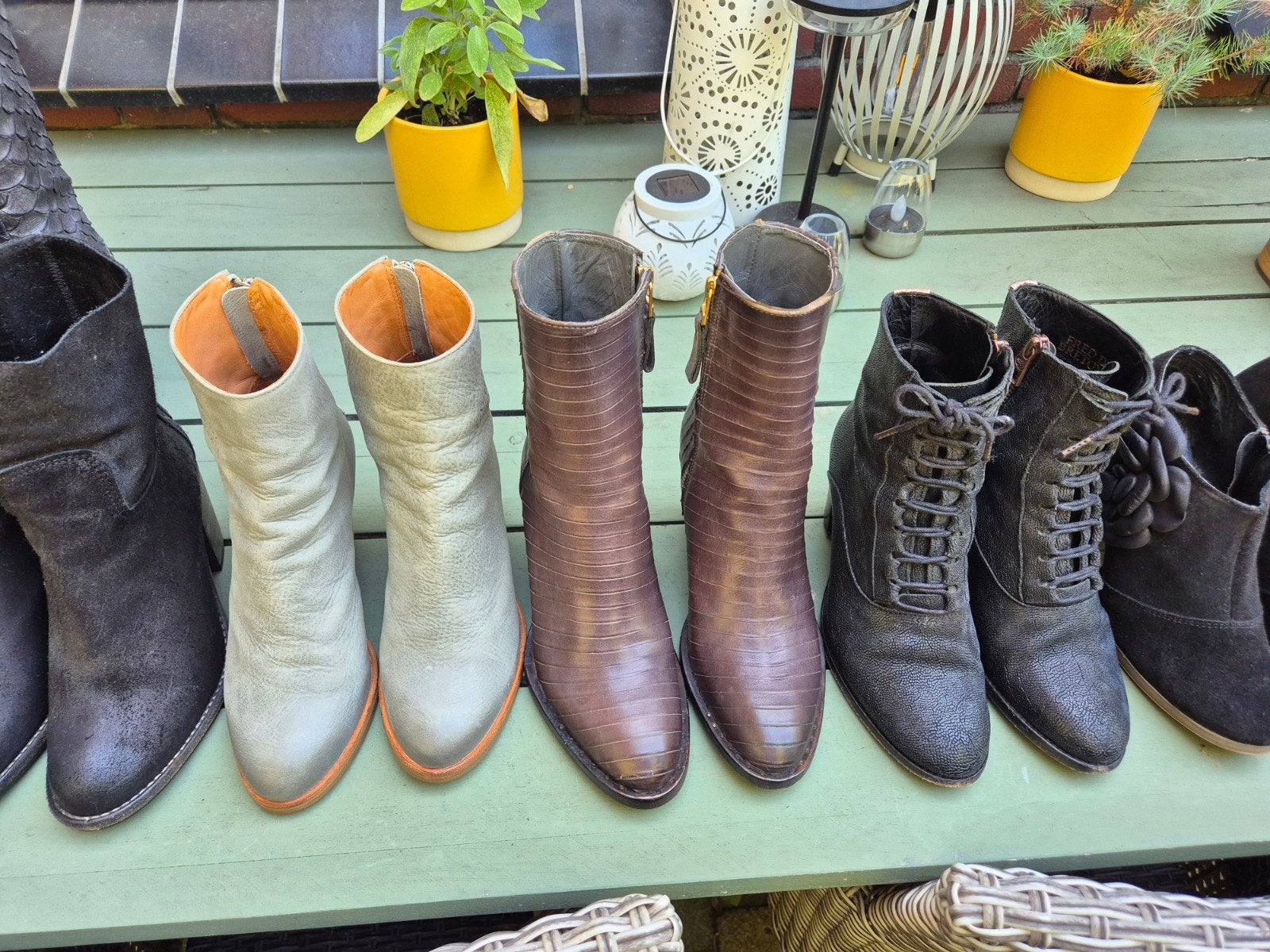 Prachtige Shabbies en Fred de la Bretoniere laarsjes - Mt 37, Shabbies Amsterdam, Zwart, Lage of Enkellaarzen, Ophalen of Verzenden