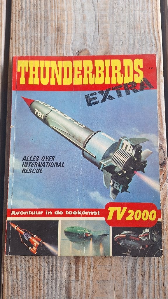 Thunderbirds tv 2000 boekje tijdschrift stripverhaal 1966, Gebruikt, ,, Foto of Kaart, ,