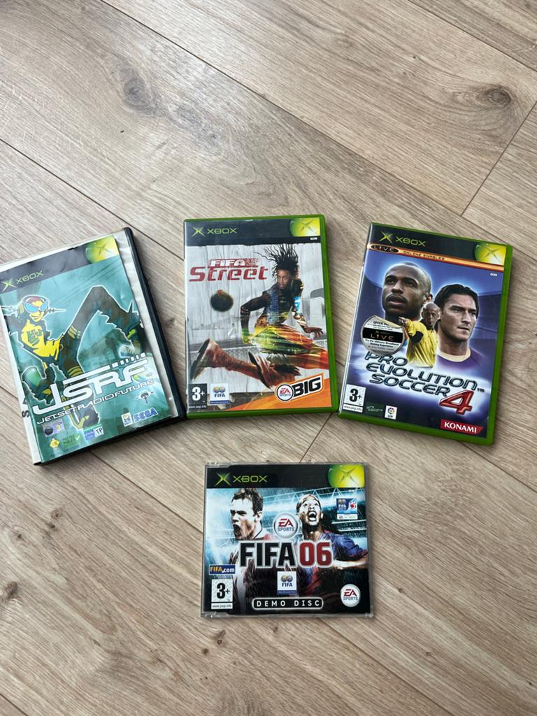 Xbox Original Games: oa SEGA GT2002 JSRF, fifa’s, 2 spelers, Eén computer, Ophalen of Verzenden, Zo goed als nieuw