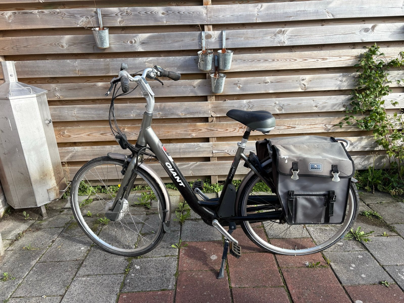 Giant Twist elektrische fiets met fietstassen, Ophalen, Gebruikt, Giant, 51 tot 55 cm