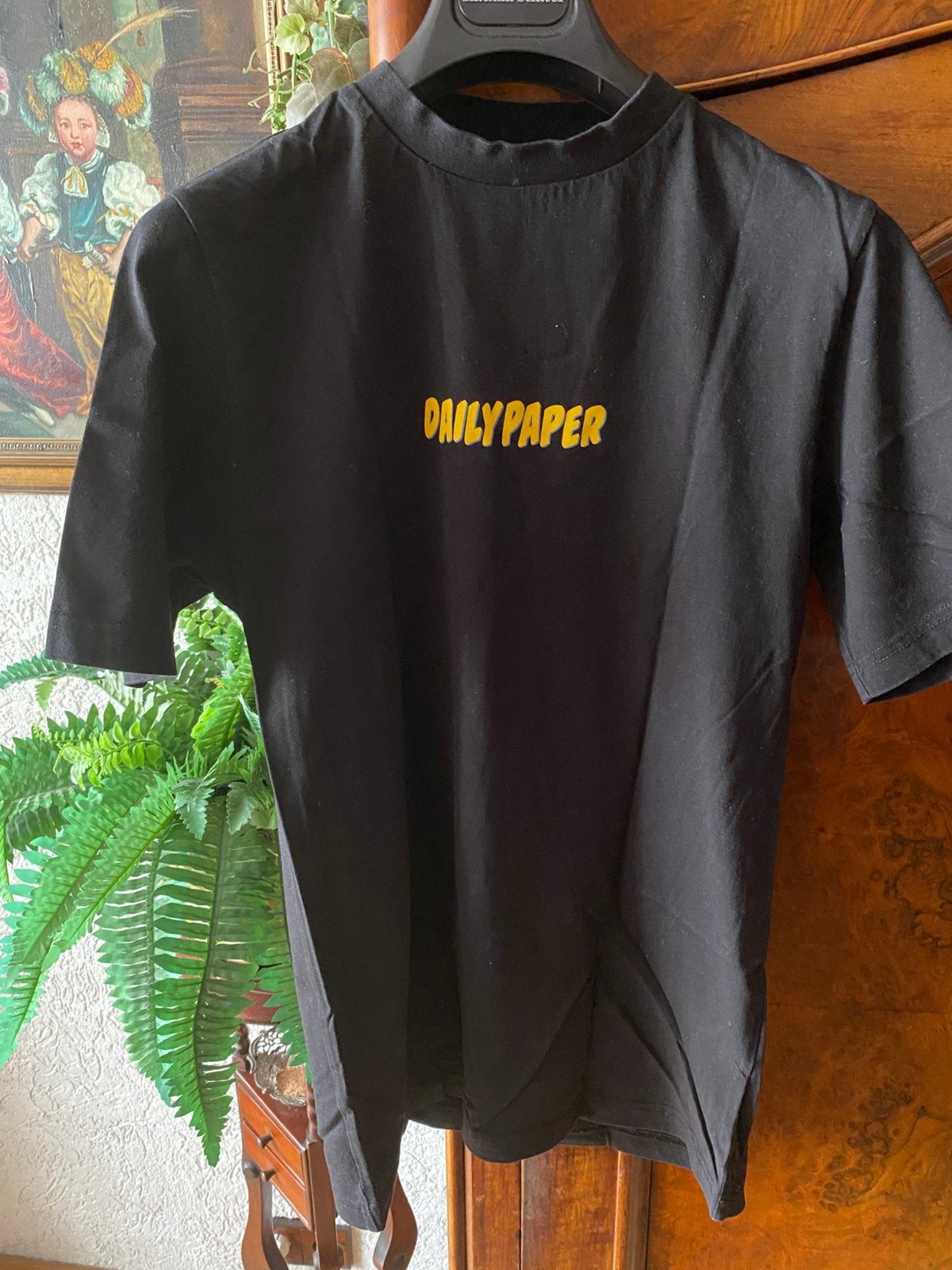 Mooi zwart t-shirt van Daily Paper xs, Kleding | Heren, Ophalen of Verzenden, Zo goed als nieuw, Maat 46 (S) of kleiner, Zwart