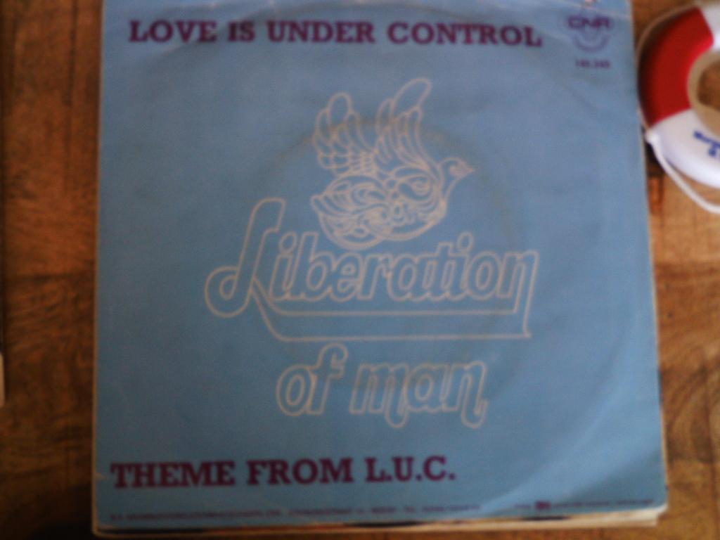 liberation of man - love is under control 22mei, 7 inch, Single, Ophalen of Verzenden, Pop