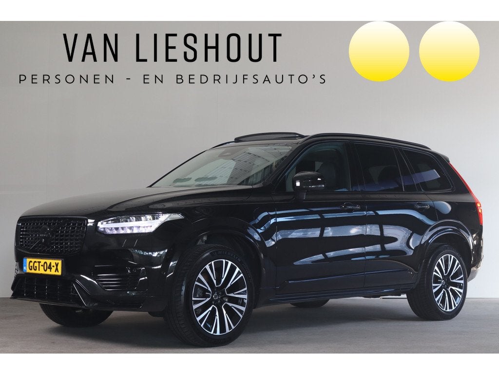 Volvo XC90 2.0 T8 Plug-in hybrid AWD Ultra Dark- NL- Auto! B, Gebruikt, 4 cilinders, 1969 cc, Zwart