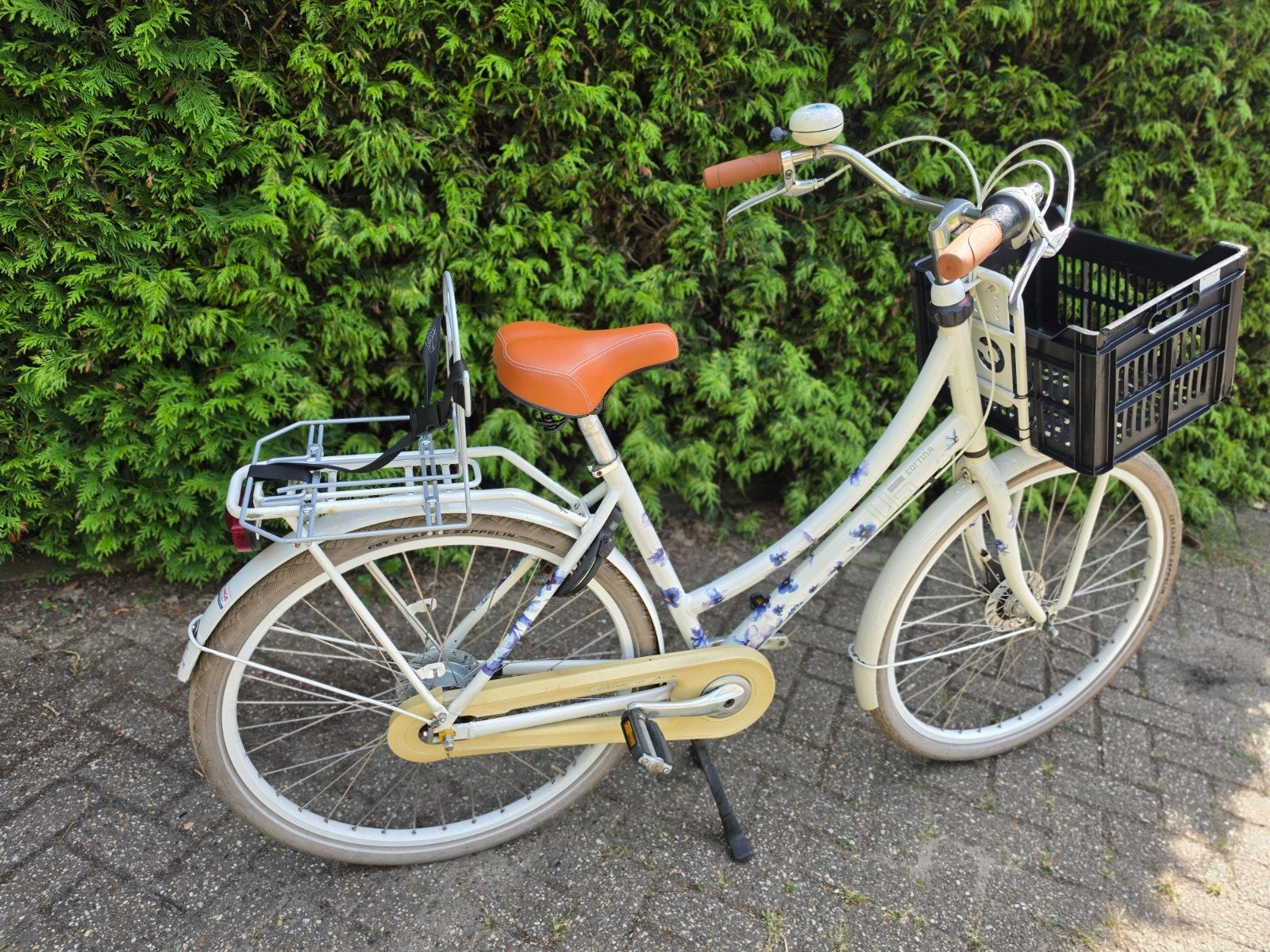 Cortina U5 Damesfiets, Gebruikt, Versnellingen, 50 tot 53 cm, Schijfrem