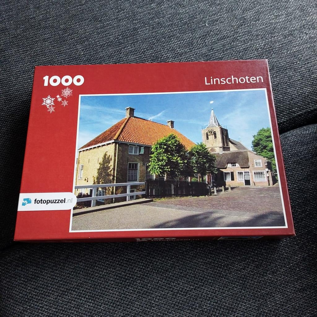 Legpuzzel Linschoten 1000 stukjes, Ophalen of Verzenden, 500 t/m 1500 stukjes, Zo goed als nieuw, Legpuzzel