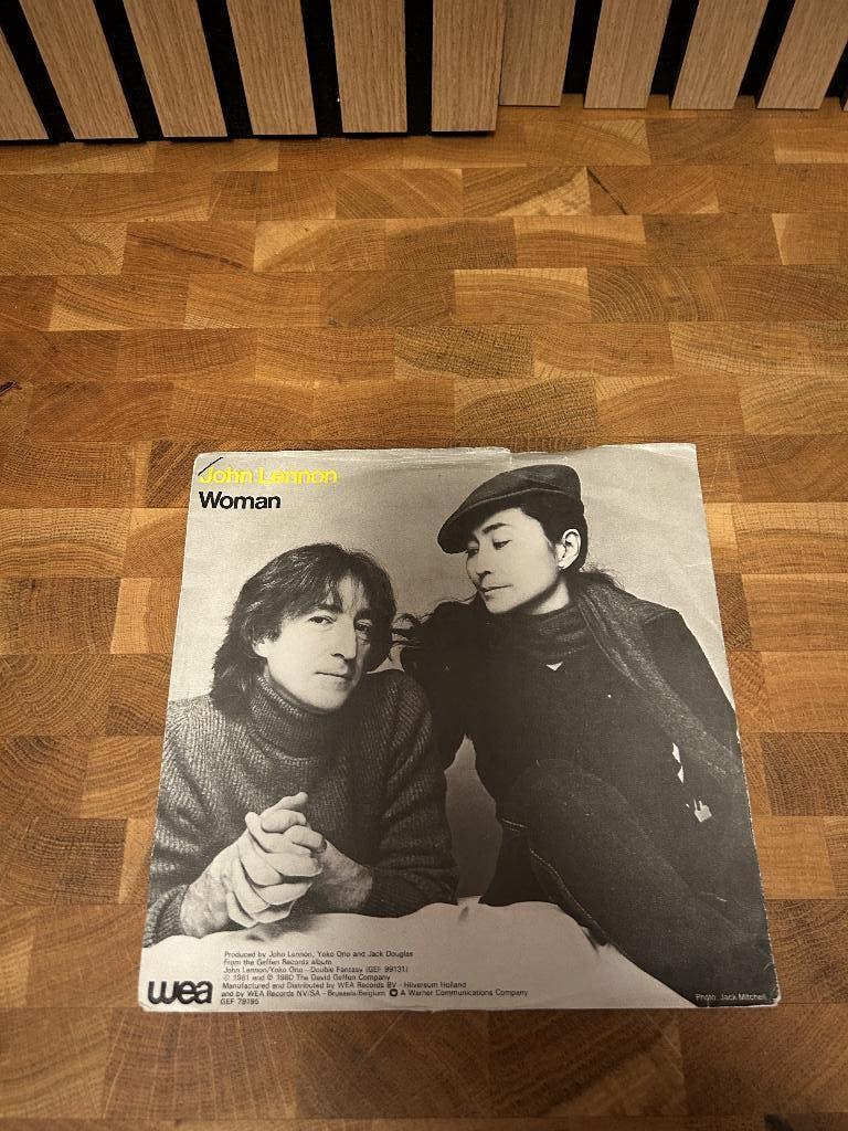 John Lennon Woman single, Ophalen of Verzenden, Gebruikt, Pop, Single