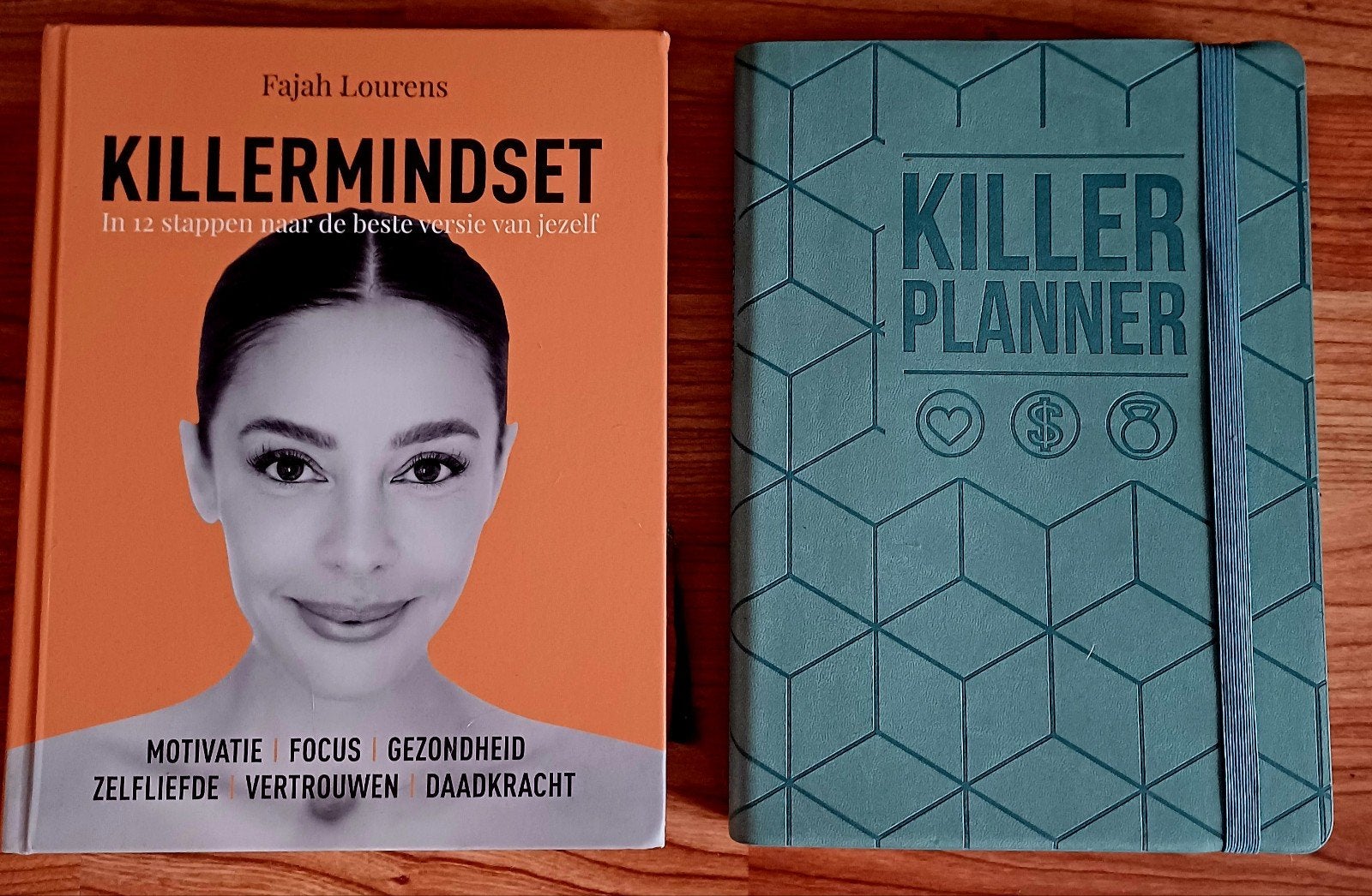 Fajah Lourens Killermindset boek en Killer Planner, Ophalen of Verzenden, Zo goed als nieuw, Fajah Lourens