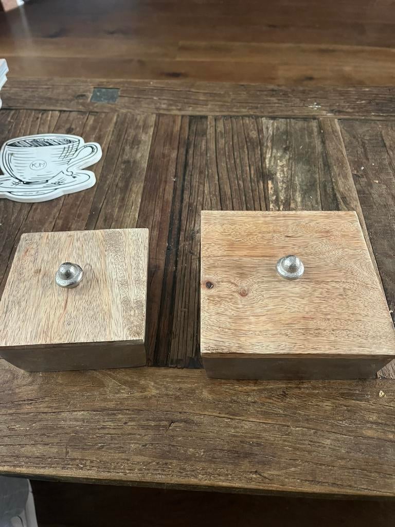 Riviera maison bakje met deksel 2x, Ophalen of Verzenden, Zo goed als nieuw